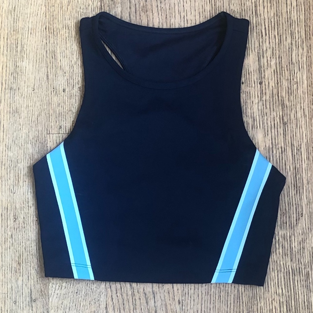 Joy Lab Dark Blue Athletic Top
